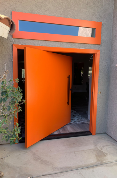 orange-front-entry-door-ideas