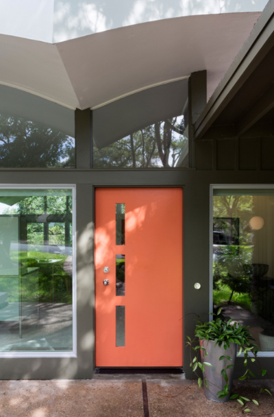 orange-front-entry-door-ideas