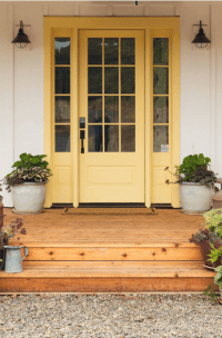 23 Houses With Yellow Front Entry Door Ideas | Sebring Design Build