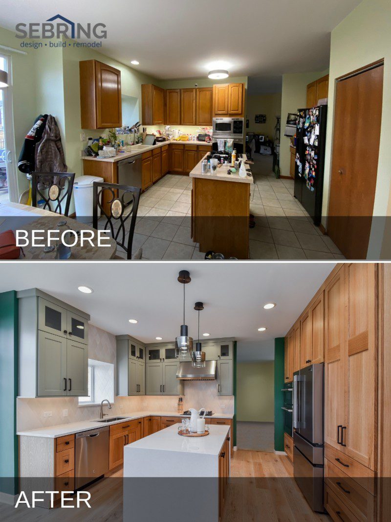 Larry & Wendy's Kitchen Remodel Before & After Pictures | Sebring ...
