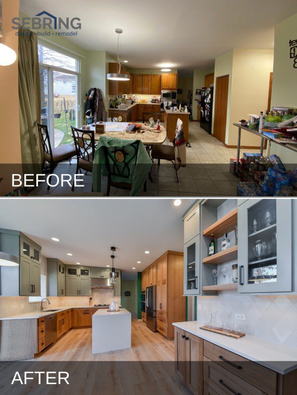 Larry & Wendy's Kitchen Remodel Before & After Pictures | Sebring ...