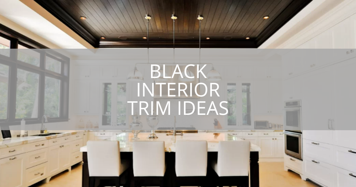 Black Interior Trim Ideas