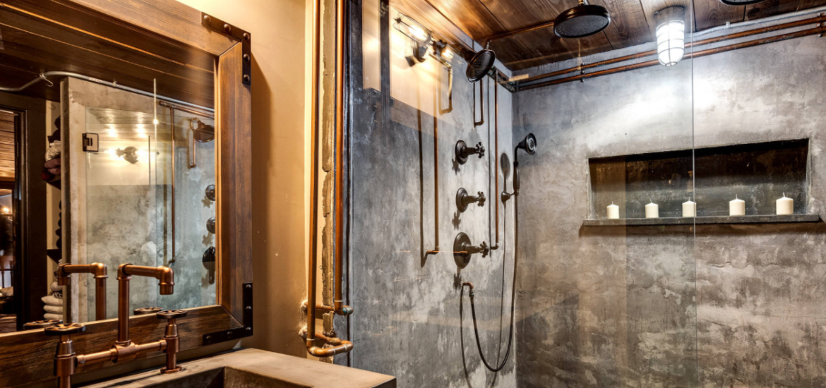 Industrial Rustic Bathroom Ideas