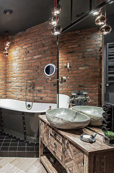43 Industrial Rustic Bathroom Ideas, Rustic Industrial Bathroom Decor