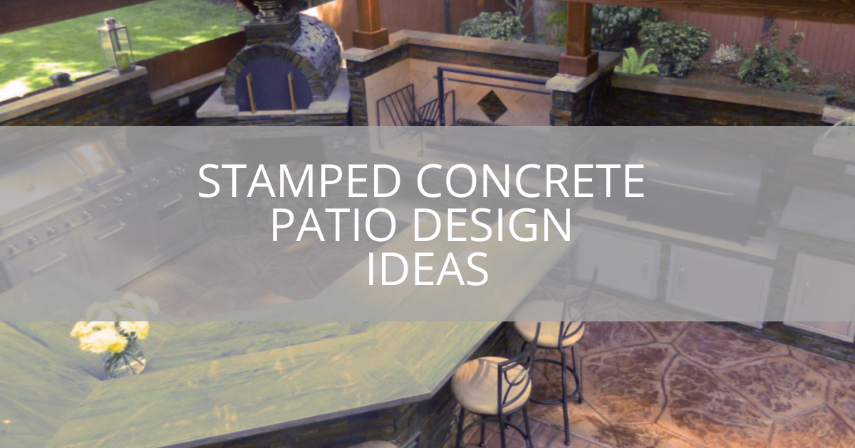 Stamped Concrete Patio Design Ideas