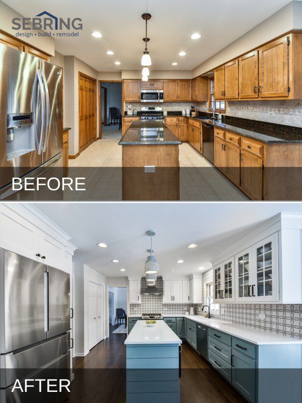 Patrick & Katherine's Kitchen Remodel Before & After Pictures | Sebring ...
