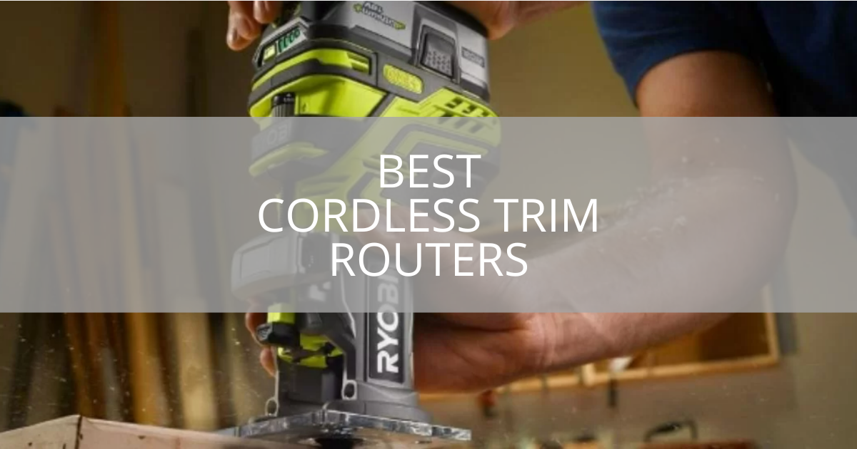 Best discount cordless router