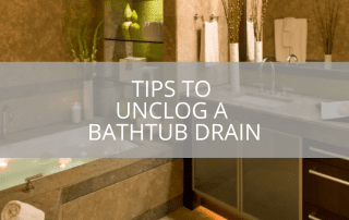 Tips to Unclog a Bathtub Drain