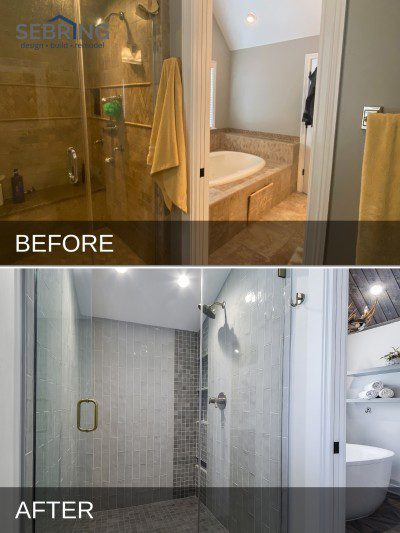 Scott & Aimee's Master Bathroom Before & After Pictures | Sebring ...