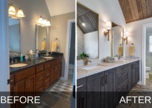 Master Bathroom Before & After Pictures