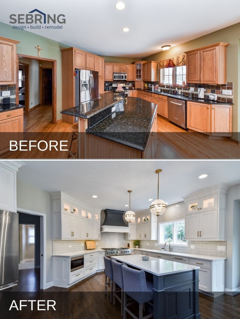 Joe & Patty's Kitchen Remodel Before & After Pictures | Sebring Design ...