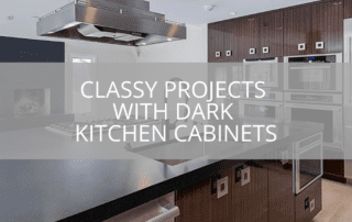 Classy Projects With Dark Kitchen Cabinets