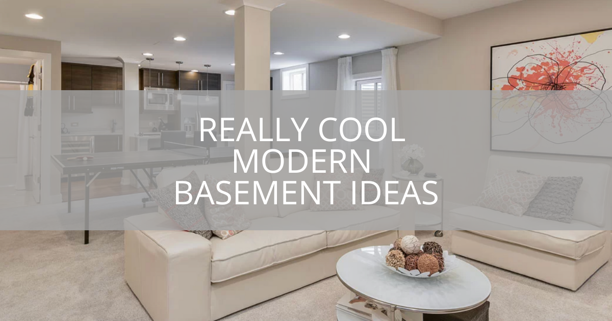 Really Cool Modern Basement Ideas