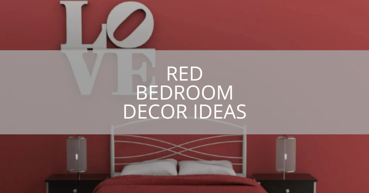 Red Bedroom Decor Ideas