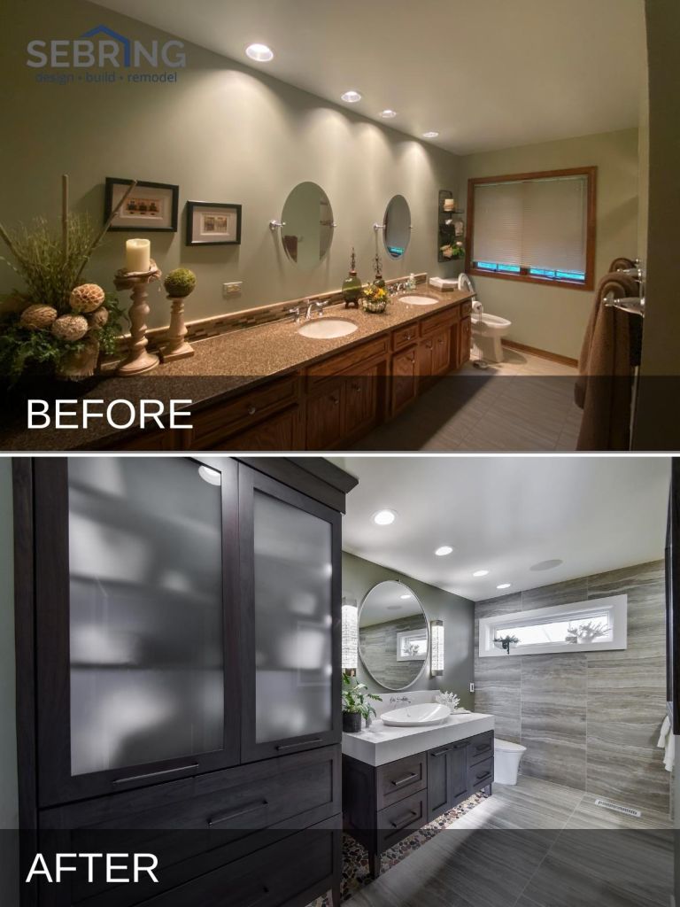 Hall Bathroom Before & After Pictures