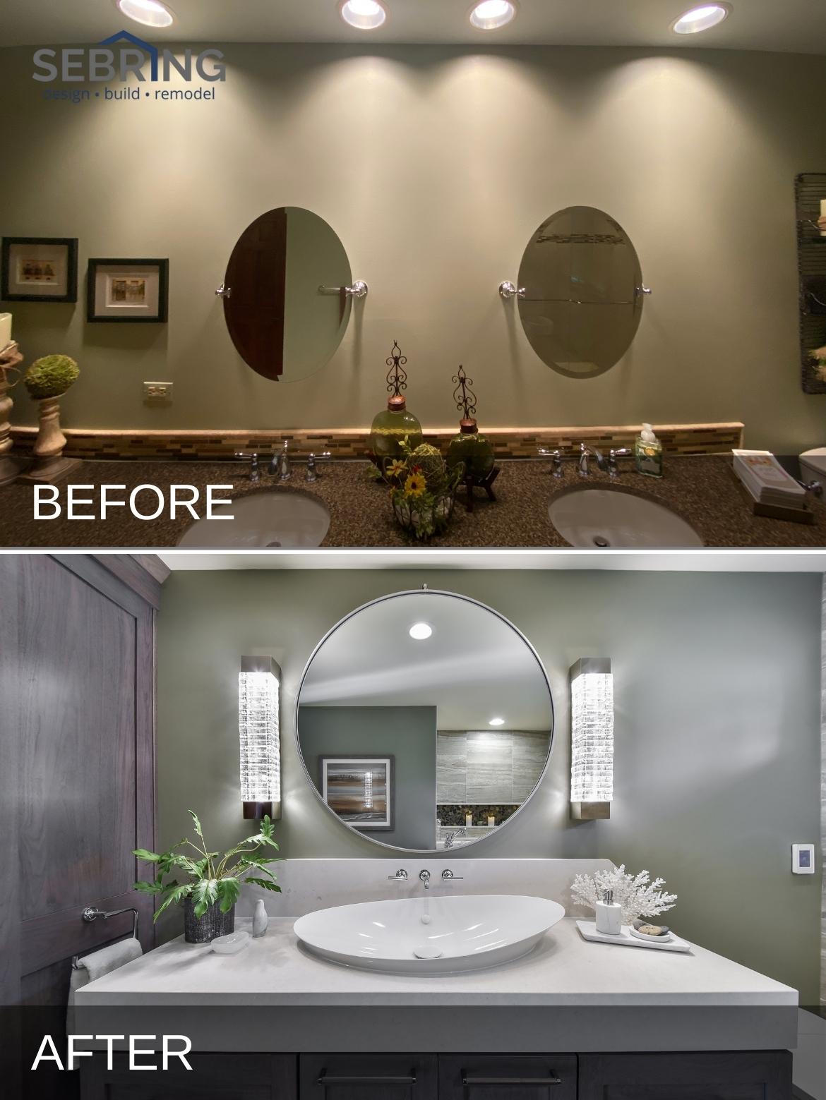 Hall Bathroom Before & After Pictures