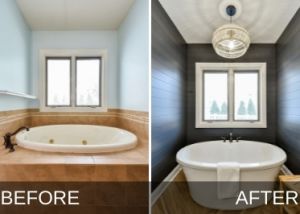 Master Bathroom Before & After Pictures