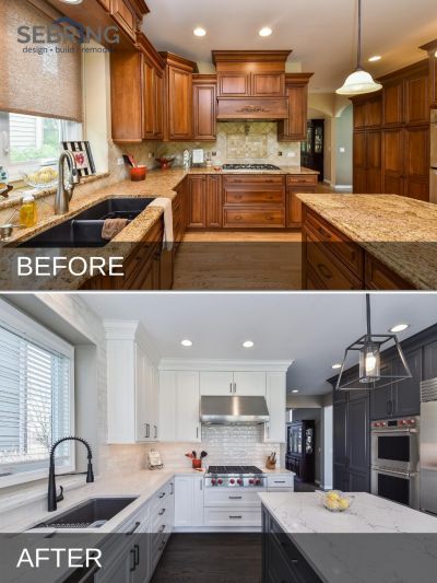 Brett & Carolyn's Kitchen Remodel Before & After Pictures | Sebring ...