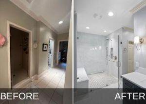 Master Bathroom Remodel B&A Pictures