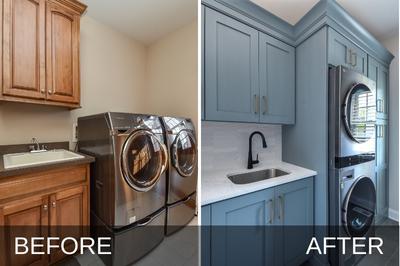 Laundry/Mudroom Before & After Pictures