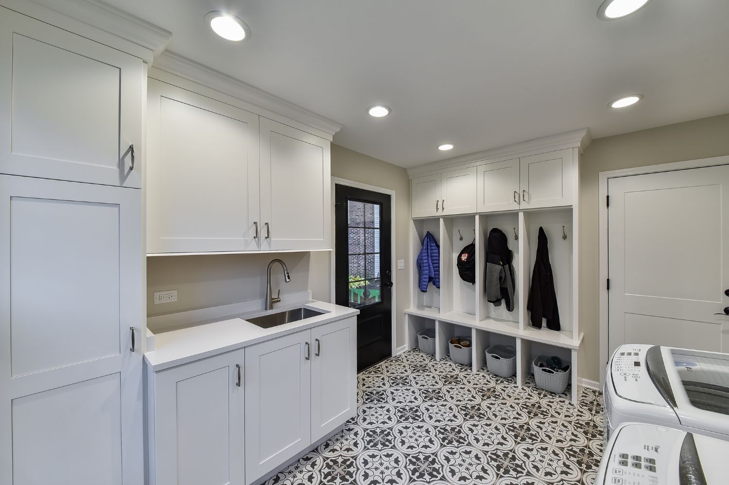 Laundry Room Mudroom Ideas Lockers Wheaton-IL-Illinois-Sebring-Design-Build