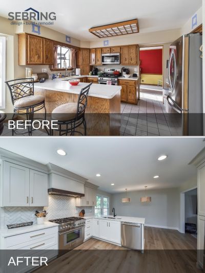 Natalie & Brian's Wheaton IL Kitchen Remodel Before & After Pictures ...