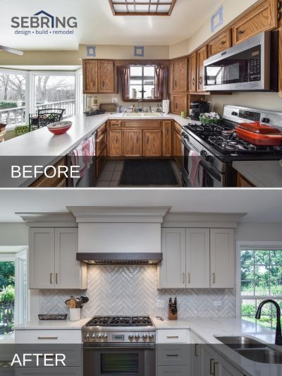 Natalie & Brian's Wheaton IL Kitchen Remodel Before & After Pictures ...