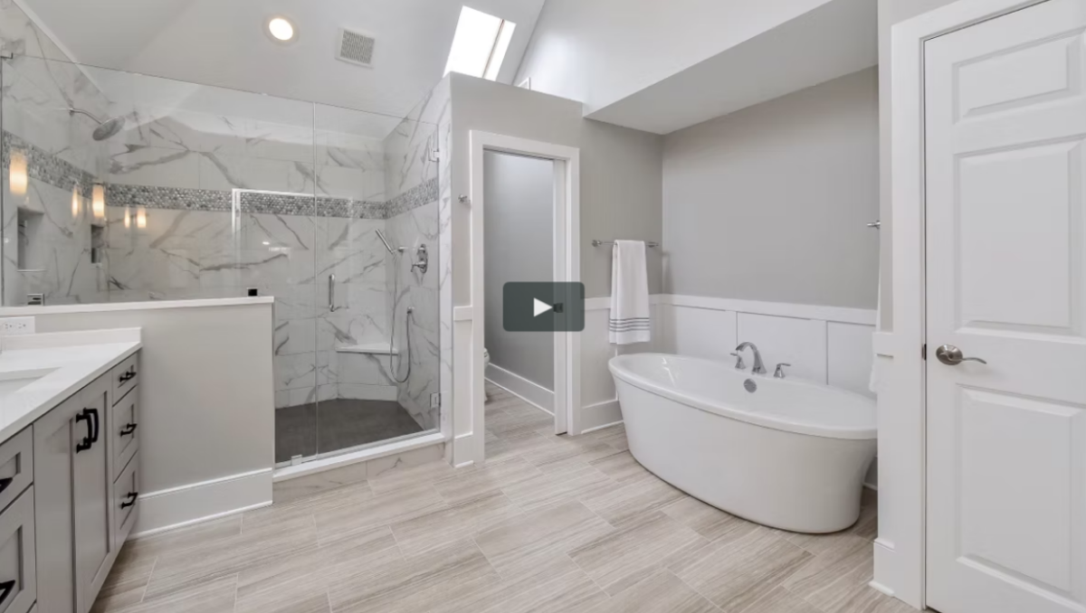 Sarah and Ray’s Naperville Master Bathroom Remodel Video Sebring Design Build