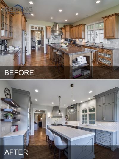 Marcie & Roger's Geneva Kitchen Remodel Before & After Pictures ...