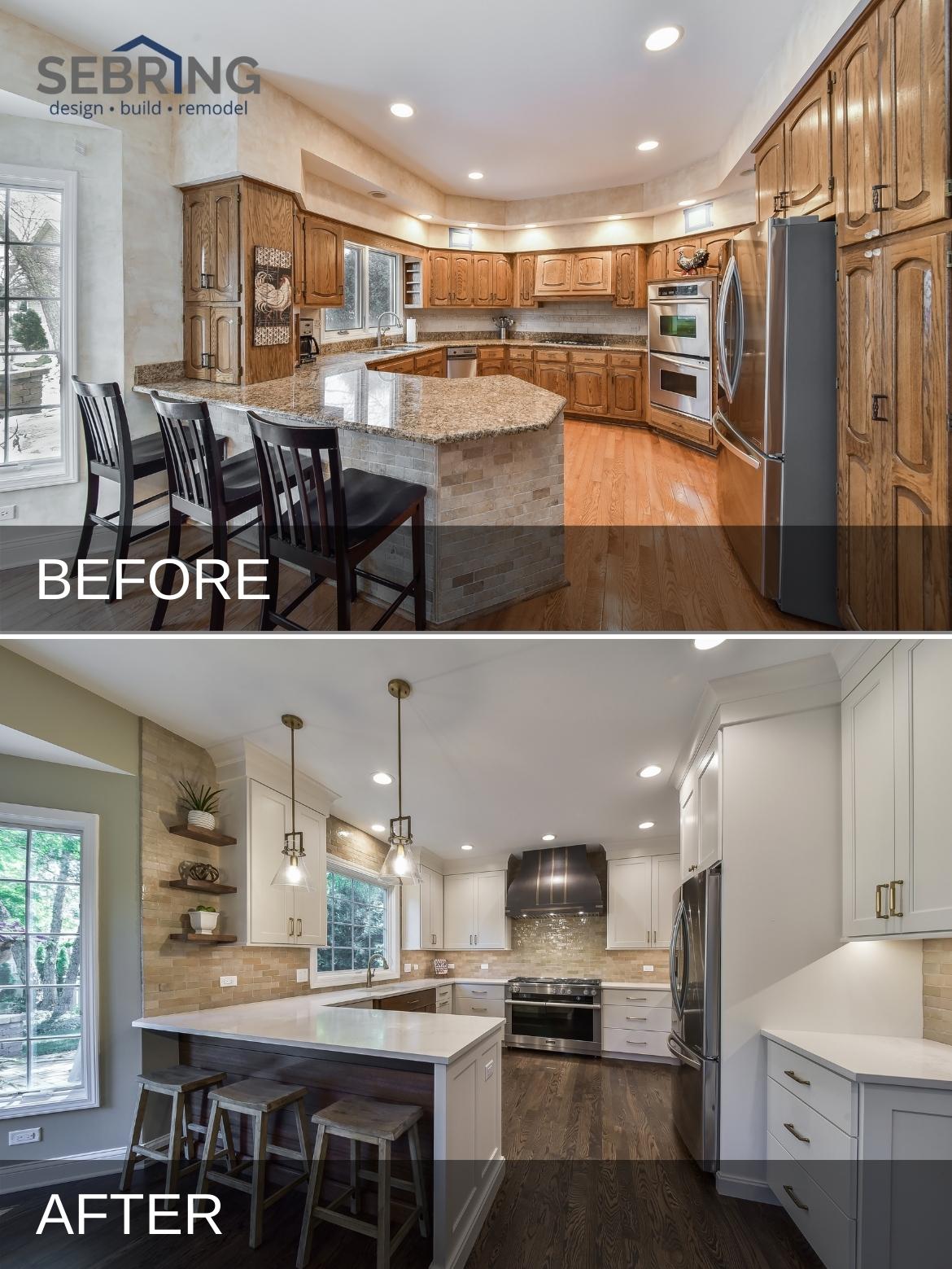 Kitchen Remodel Before and After Pictures