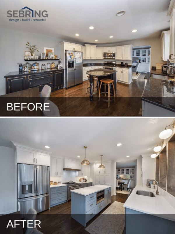 Jessica And Ahren Naperville Kitchen Remodel Before And After Pictures Sebring Design Build 2038