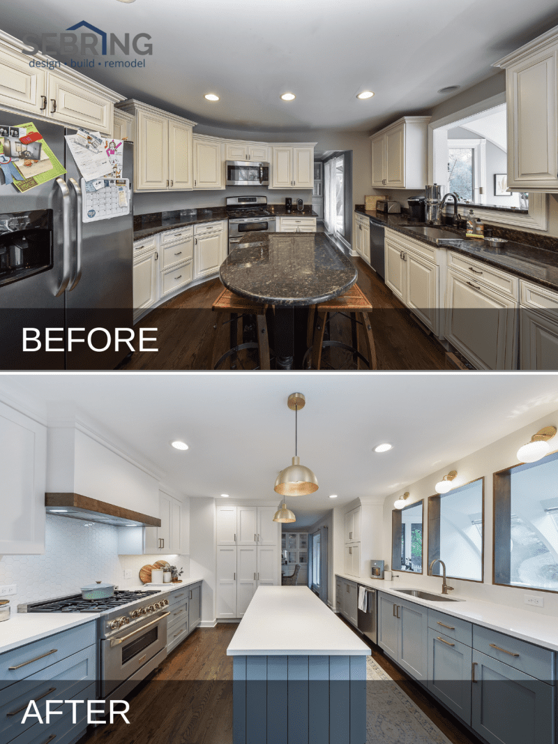 Jessica & Ahren Naperville Kitchen Remodel Before and After Pictures ...