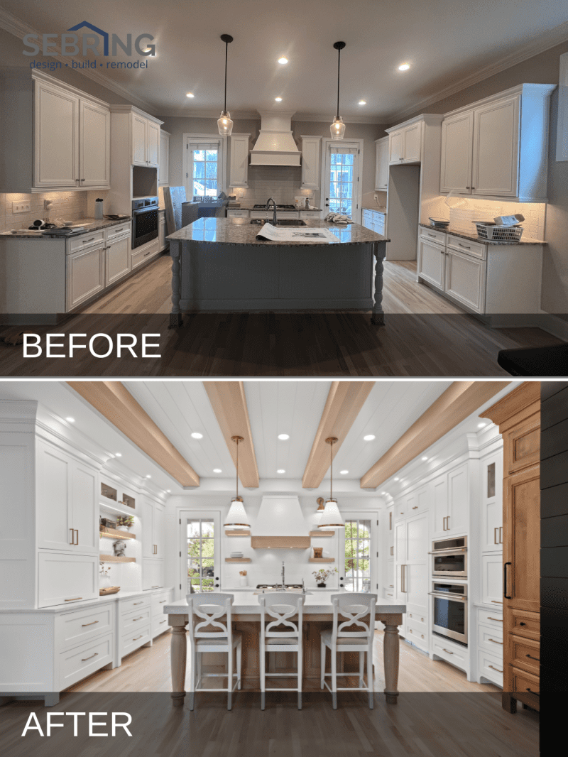 Shelley Franklin Kitchen Remodel Before and After Pictures | Sebring ...