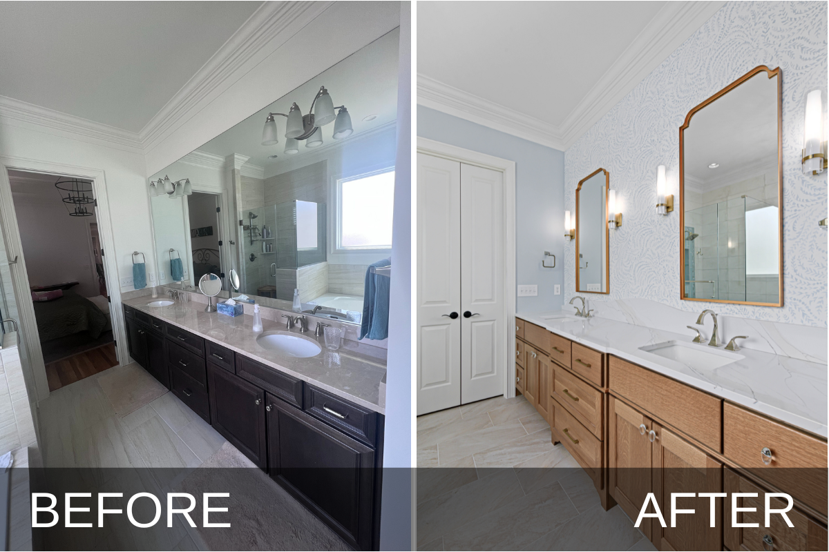 Susan & Tom's Master Bathroom Remodel Before and After Pictures