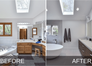 Master Bathroom Remodel Before and After Pictures