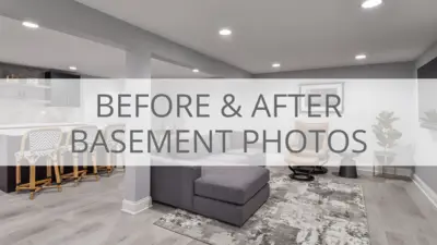 Before After Basement Finishing Pictures