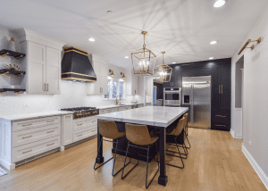 Noir Gold Kitchen Remodel