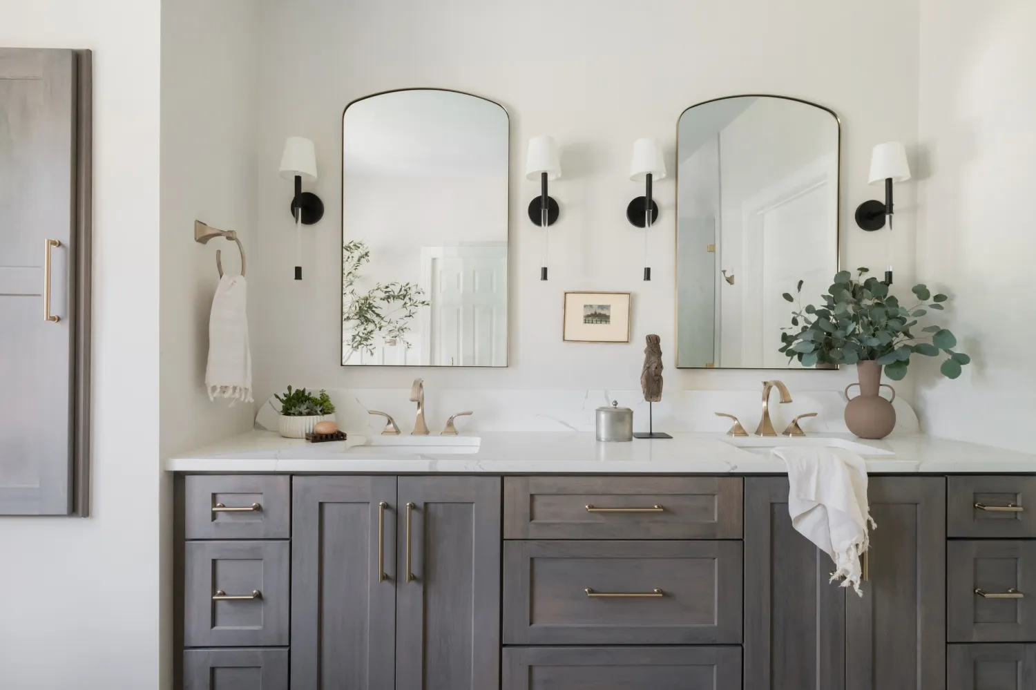 Clean and Elegant Primary Bathroom