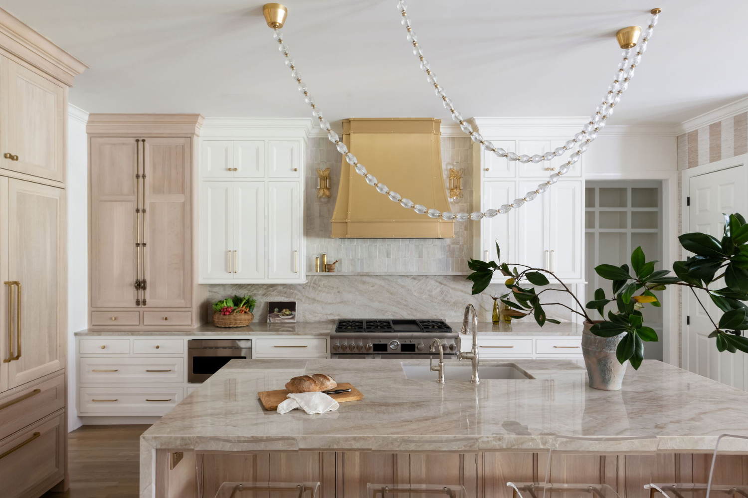 Golden Elegance Kitchen Remodel