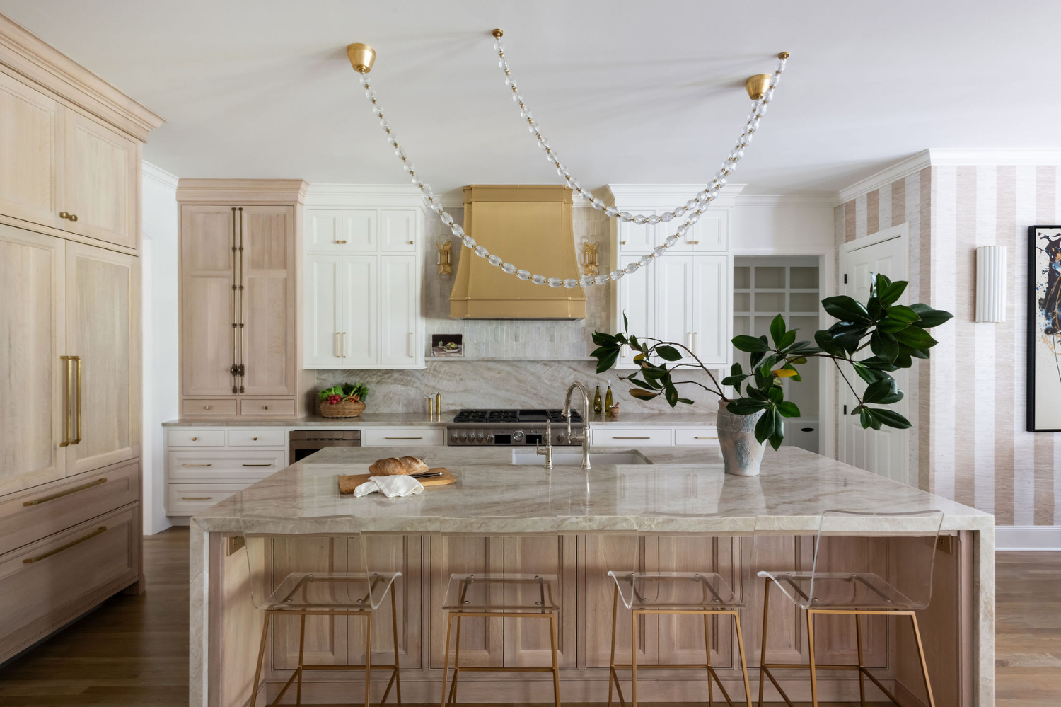 Golden Elegance Kitchen Remodel