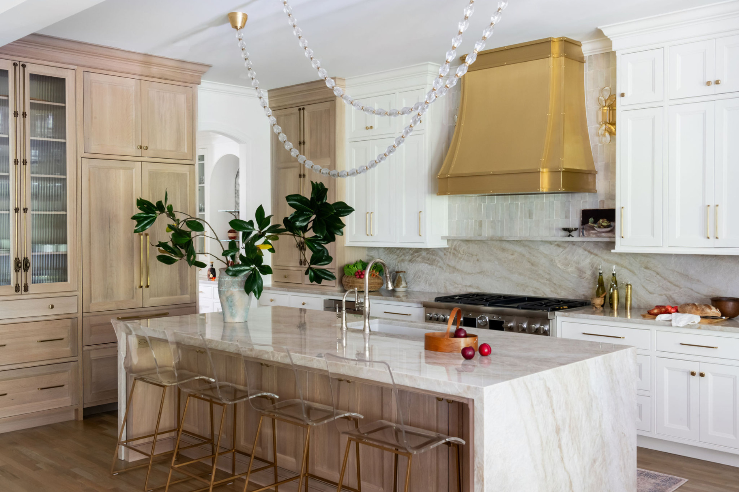 Golden Elegance Kitchen Remodel