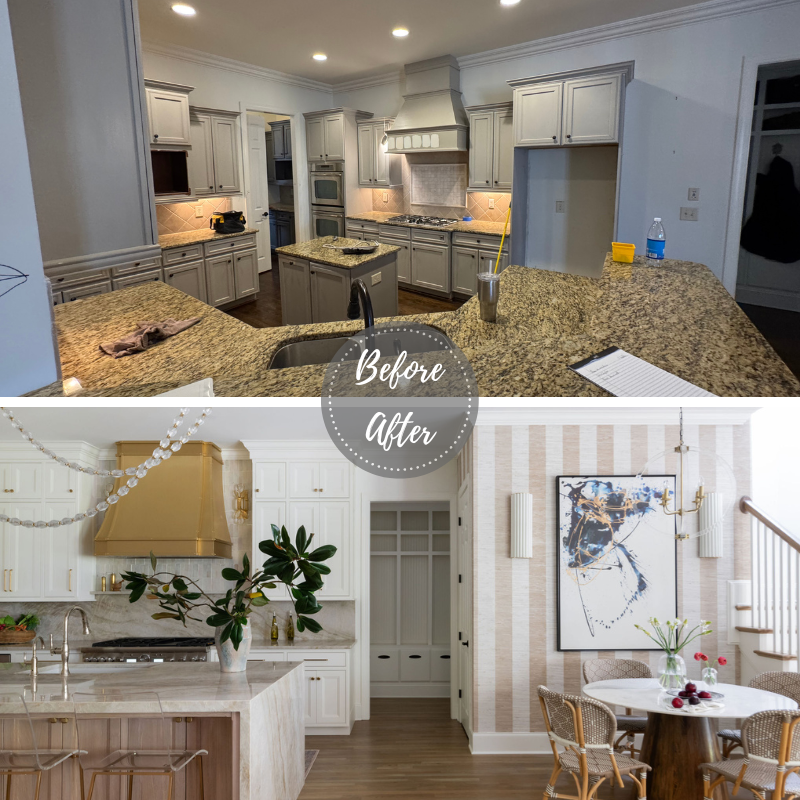 Golden Elegance Kitchen Remodel